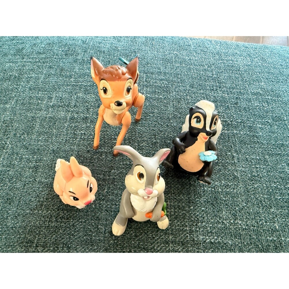 Bambi Disney Store Exclusive Figure Set Lot 4 Toys Flower Thumper